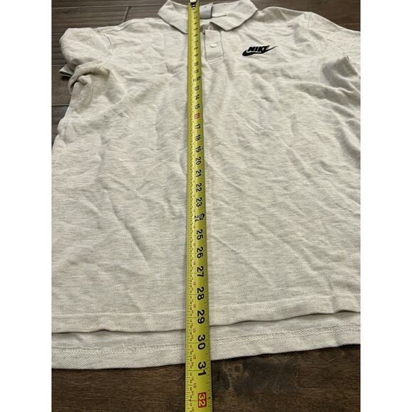 Nike Mens Sportswear Light Gray Polo Short Sleeve Shirt Size M MEDIUM 909746-051 - Picture 9 of 9